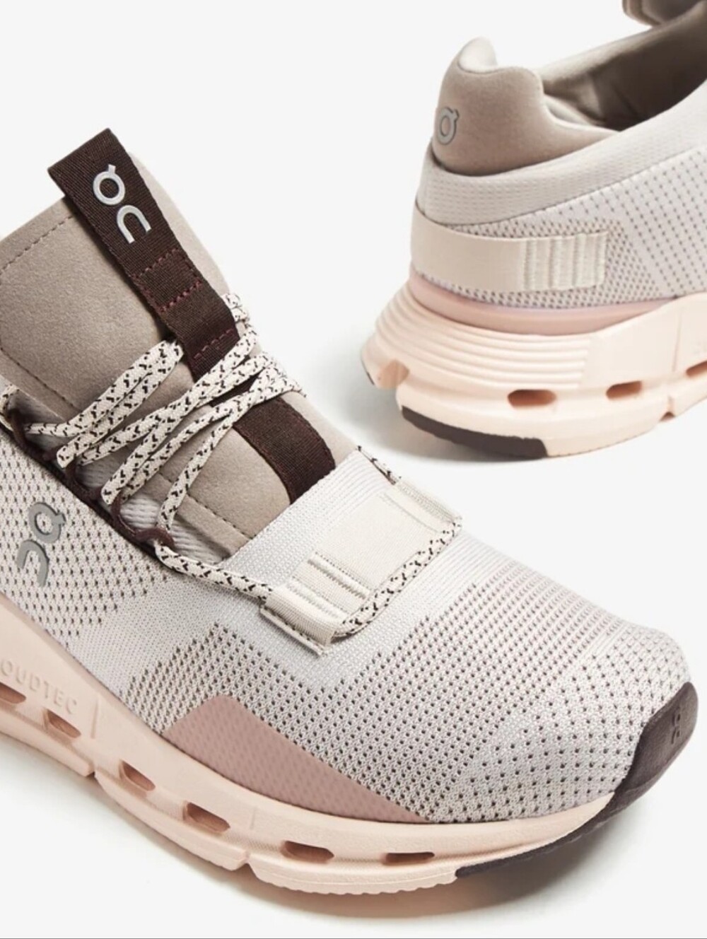 On Running Cloudnova Women's  'Pearl Shell Size 9.5